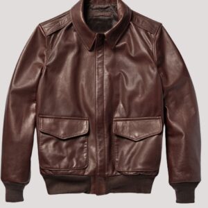 Adam Spencer Brown Leather Jacket