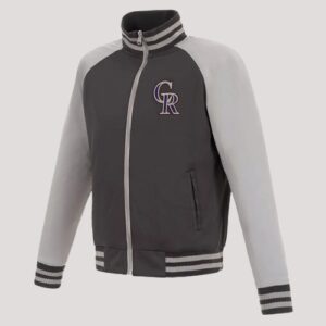 Colorado Rockies Gray Track Jacket