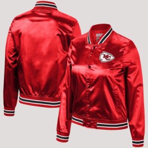 Mitchell & Ness Red Kansas City Chiefs Lightweight Satin Jacket