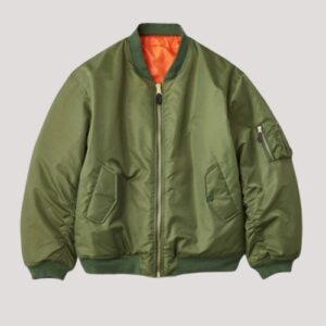 Olive Green Bomber Jacket