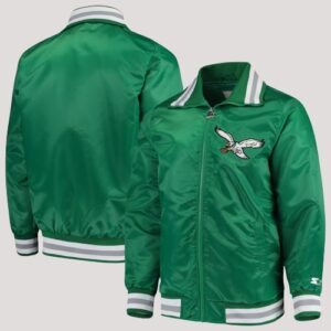 Philadelphia Eagles Starter Captain Varsity Satin Jacket