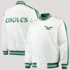 Philadelphia Eagles Starter Throwback D-Line Varsity Jacket