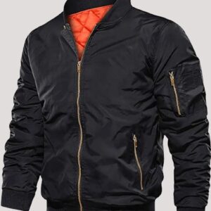 Power Tommy Egan Bomber Black Jacket