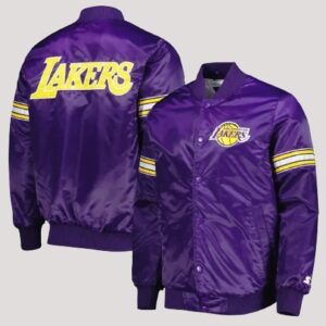 Purple Los Angeles Lakers Pick Roll Jacket