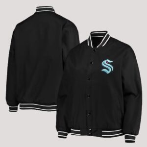 Seattle Kraken Front Hit Black Jacket