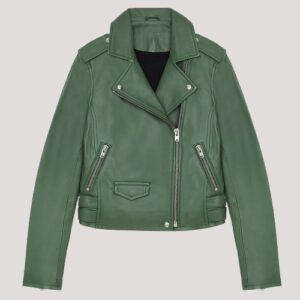 The Sex Lives Of College Girls Whitney Chase Green Biker Jacket