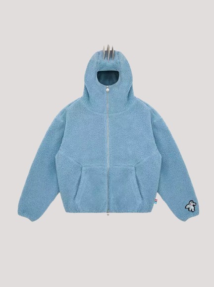 Vandy The Pink X Pokemon Machop Fleece Jacket